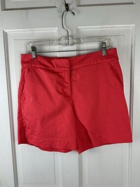 LOFT Riviera Shorts Coral Pink Size 4 Cotton Short